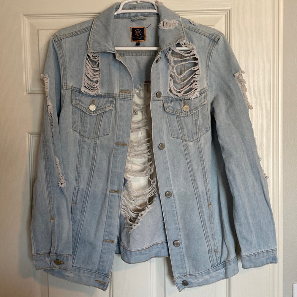 Distressed Jean Jacket